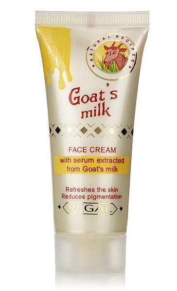 Bieliaci krém na tvár s mliečnou srvátkou Regal Goat's Milk 40 ml