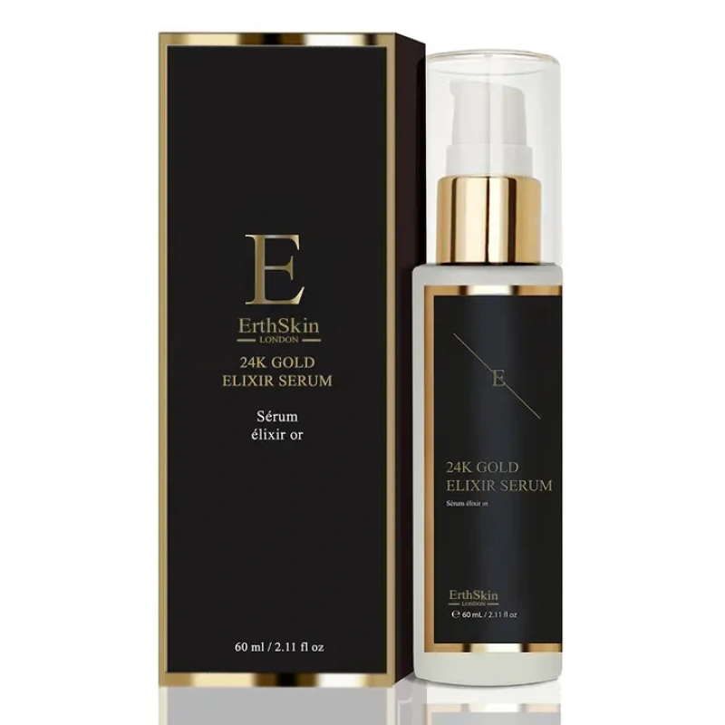 24K Gold Anti-Wrinkle Elixir Serum 60 ml | Q10, kyselina hyalurónová a zlato ErthSkin 1