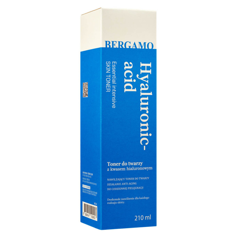 BERGAMO Intenzívny pleťový toner s kyselinou hyalurónovou, 210 ml 2