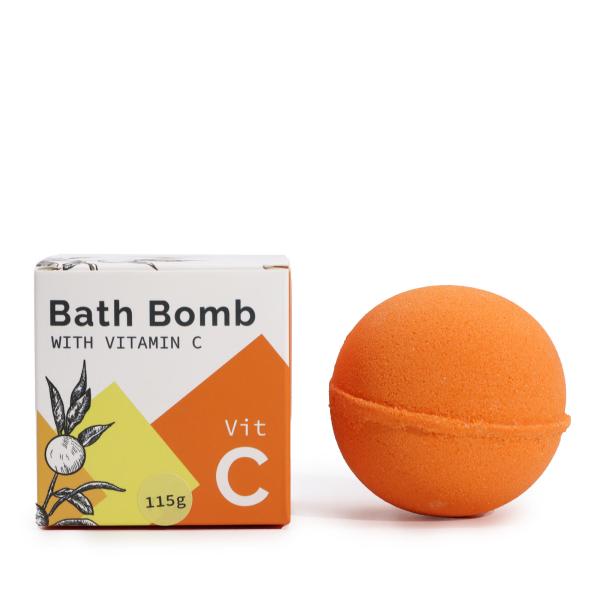 Bomba do Kúpeľa s Vitamínom C a Esenciálnymi Olejmi