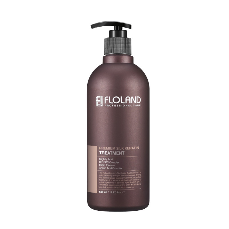 FLOLAND Premium Silk Keratin Treatment - keratínová kúra na vlasy, 120 / 530 ml 1