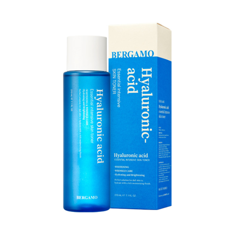 BERGAMO Intenzívny pleťový toner s kyselinou hyalurónovou, 210 ml 3